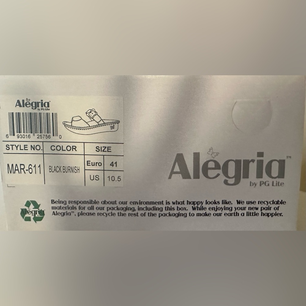 EUC VTG Algeria Verona Black Leather Sandals MAR-611A Sz 10.5/41 w/Original Box - Picture 7 of 8